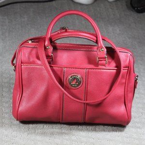 Vintage Liz Claiborne Red Leather Crossbody/Handbag Purse